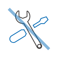 メンテナンス不要