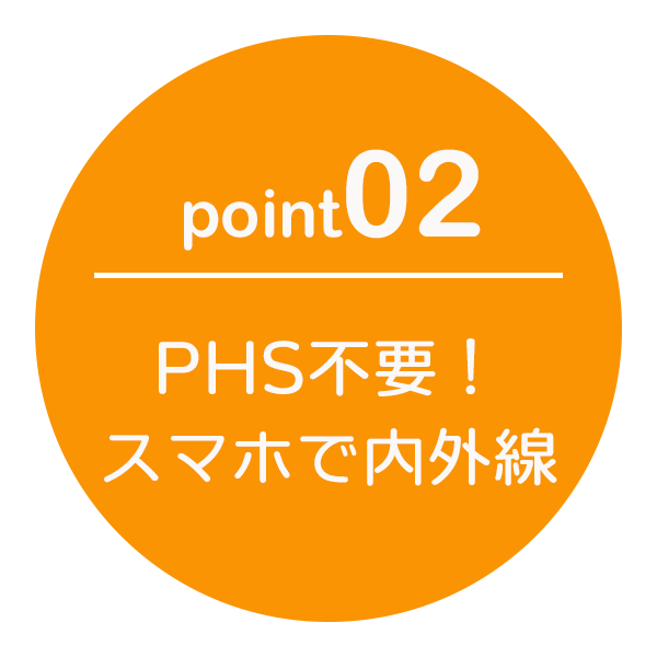 PHS不要!スマホで内外線